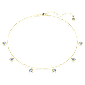 Swarovski Imber ネックレス Imber ネックレス, ラウンドカット, ホワイト, ゴールドトーン
