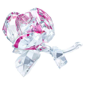 Iggi Crystal Garden Fleur à Souhait 'Je T'aime' Rose - Kit Cristal Lumineux LED