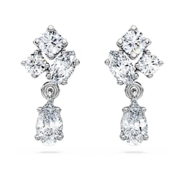 SWAROVSKI スワロフスキー ダイヤモチーフ ピアス 金属製 レディース