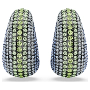 SWAROVSKI 5622227 キラキライエロークリスタル ヘヤークリップ SWAROVSKI ヘアクリップ 80×22mm CA ミックスカラー
