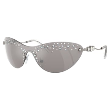 sunglasses mask silver tone swarovski 5691643
