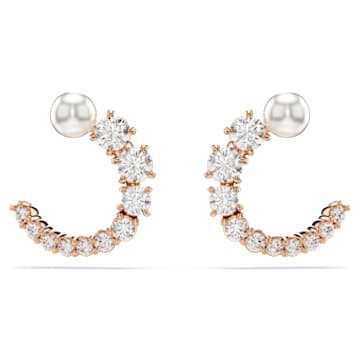 Swarovski circle pierced earrings store