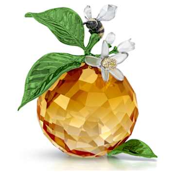 SWAROVSKI 大ぶりリーフ ブロー パヴェ ゴールド カラー Florere Bouquet, Large | Swarovski