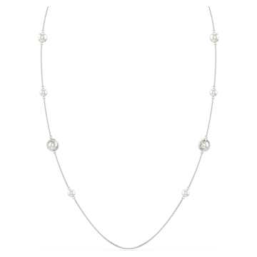 【正規品】スワロフスキー Snake ドロップピアス Snake ドロップピアス, クリスタル・パール, ミックスカット, 巳