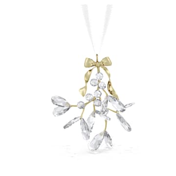 Holiday Magic Mistletoe Ornament | Swarovski