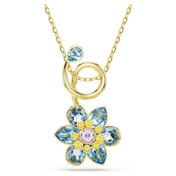 スワロフスキー Idyllia ネックレス フラワー ピンク 箱付き Idyllia pendant, Flower, Small, Pink, Gold-tone plated
