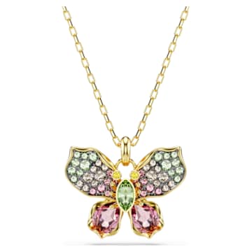 Swarovski IDYLLIA ブライトサンフラワー 5679939 Idyllia pendant, Flower, Yellow, Rhodium plated | Swarovski