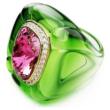 Dulcis リング, クッションカット, パヴェ, マルチカラー | Swarovski