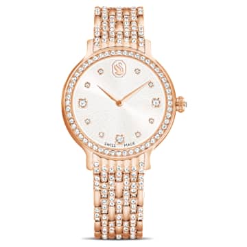 Imber watch, Swiss Made, Metal bracelet, Rose gold tone, Rose gold