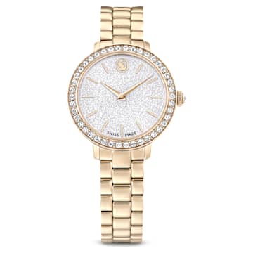 Swarovski ゴールド ステンレススチール 時計 Amazon.co.jp: スワロフスキー SWAROVSKI 腕時計 レディース