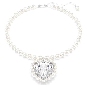 Swarovski IDYLLIA PENDANT OCTAGON CUT CRYSTAL PEARLS HEART - Collana Swarovski IDYLLIA PENDANT OCTAGON CUT CRYSTAL PEARLS HEART - Collana