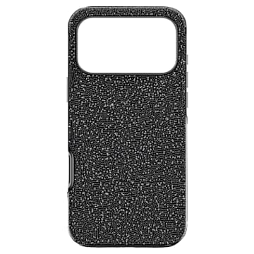 High smartphone case, iPhone® 17 Pro Max, Black | Swarovski