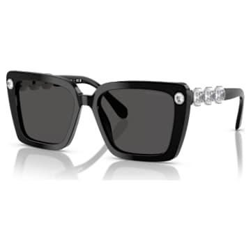 【ギフト】 Sunglasses, Swarovski | Black SK6032, shape, Square 小物