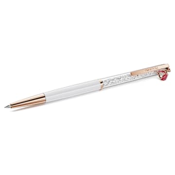 Crystalline ballpoint pen, Clover, Green, Green lacquered, Chrome