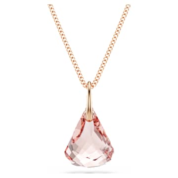 Swarovski ピンクゴールド lunar-drop-pendant--pink--rose
