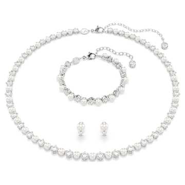 Idyllia バレッタ, 2個セット, クリスタル・パール, ヒトデ, マルチ