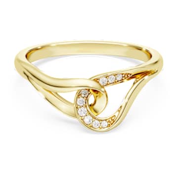 Swarovski Classica リング, ラウンドカット, インターロッキング