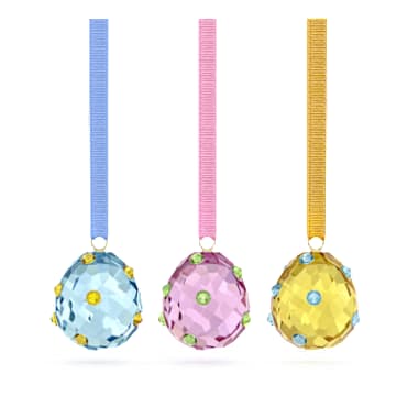 SWAROVSKI ハッピーイースターオーナメント3点セット Idyllia エッグ オーナメントセット | Swarovski