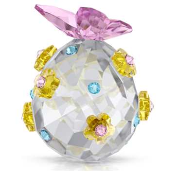Idyllia Glass Ball Bee and Flowers | Swarovski