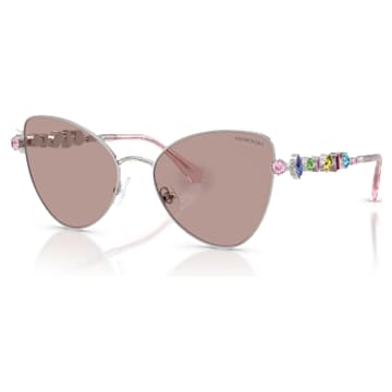 Sunglasses, Butterfly shape, SK7034, Multicolored | Swarovski