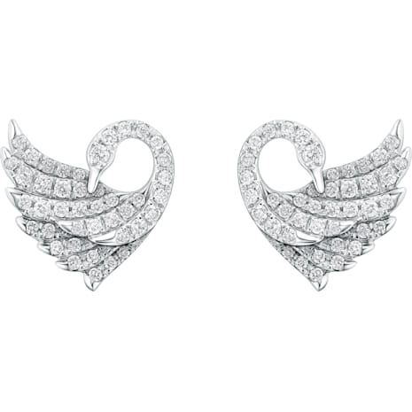 Dancing Swan Earrings Swarovski