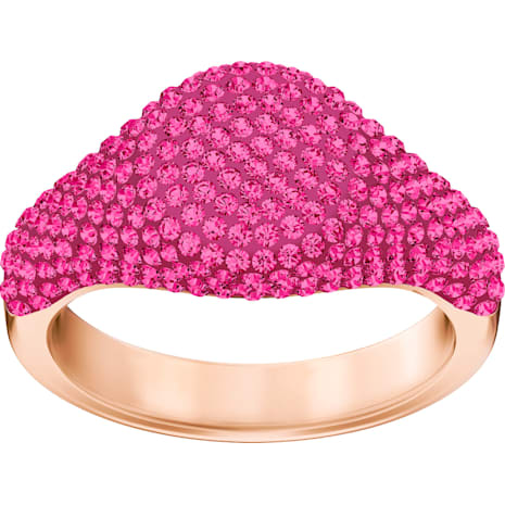 pink crystal ring