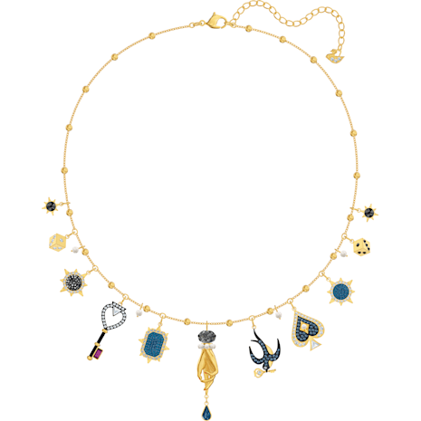 Tarot Magic Necklace, Multi-colored, Gold-tone plated - Swarovski, 5482976