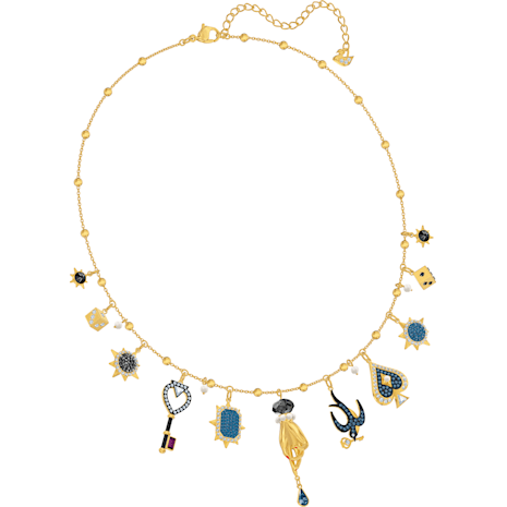 Tarot Magic Necklace, Multi-colored, Gold-tone plated - Swarovski, 5482976