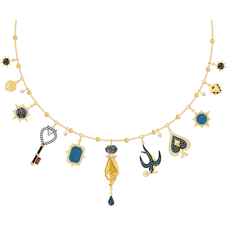 Tarot Magic Necklace, Multi-colored, Gold-tone plated - Swarovski, 5482976