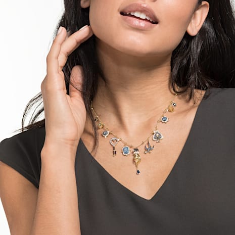 Tarot Magic Necklace, Multi-colored, Gold-tone plated - Swarovski, 5482976