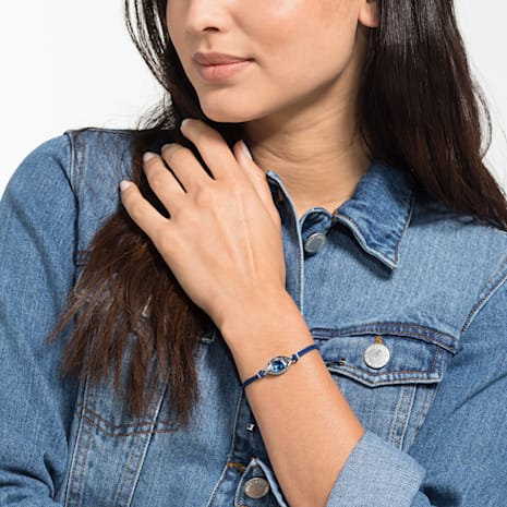 Swarovski Power Collection Evil Eye Bracelet, Blue, Stainless steel - Swarovski, 5506865
