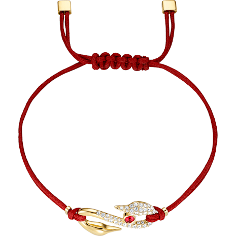 Swarovski Power Collection Hook Bracelet, Red, Gold-tone plated - Swarovski, 5508530