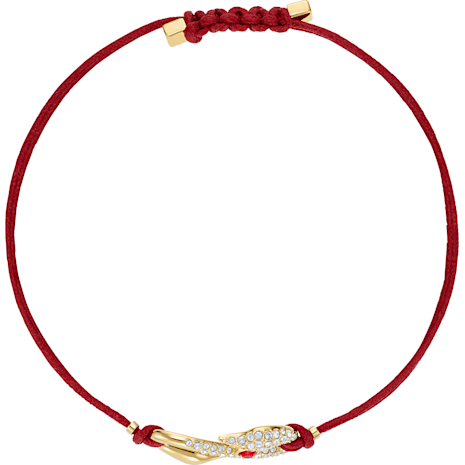 Swarovski Power Collection Hook Bracelet, Red, Gold-tone plated - Swarovski, 5508530
