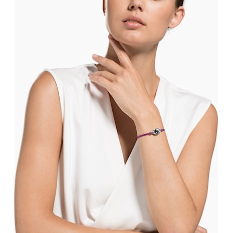 Swarovski Power Collection Evil Eye Bracelet, Purple, Stainless steel - Swarovski, 5508534