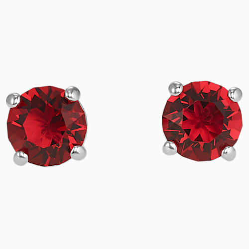 Boucle Doreille Rouge Swarovski