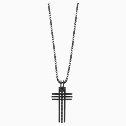 Bengal Cross Pendant Black Pvd - Swarovski Bengal Cross Black Pendant Bengal Cross Pendant Black Pvd - Swarovski Bengal Cross Black Pendant