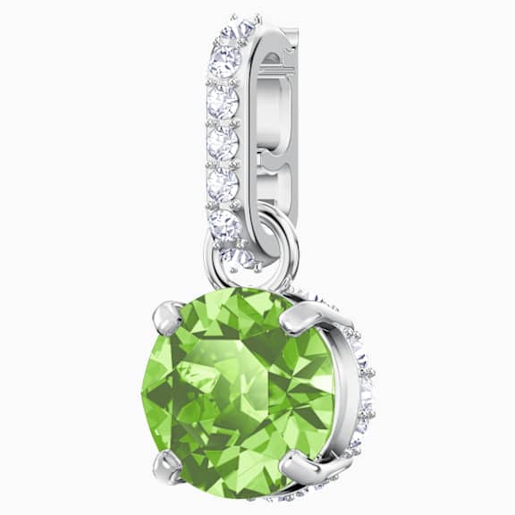 Swarovski Remix Collection Charm, agosto, verde claro, Baño de Rodio - Swarovski, 5437317