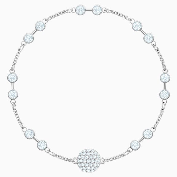 Swarovski Remix Collection Carrier, blanco, Baño de Rodio - Swarovski, 5451033