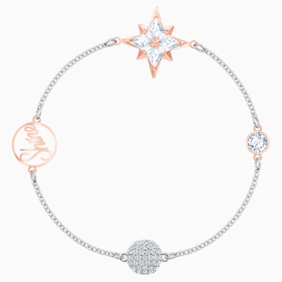 Swarovski Remix Collection Star Strand, multicolor, Combinación de acabados metálicos - Swarovski, 5494886