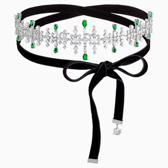 Gargantilla Perfection, multicolor, Baño de Rodio - Swarovski, 5507696