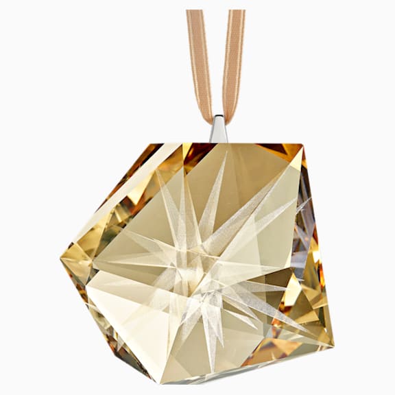 Decoración Estrella Daniel Libeskind Frosted, dorado - Swarovski, 5514534