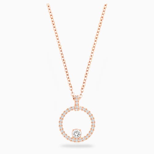 Crystal Pendants Swarovski Necklaces - Swarovski Hollow Crystal Circle Pendant Crystal Pendants Swarovski Necklaces - Swarovski Hollow Crystal Circle Pendant