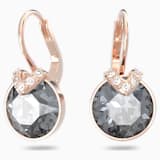 Grey, rose-gold tone plated