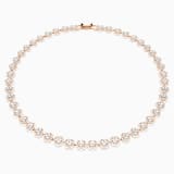 Una Angelic ネックレス, ラウンドカット, ミディアム, ホワイト