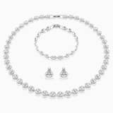 Una Angelic set, Set (3), Round cut, White, 18K gold finish