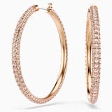 Pink, rose-gold tone plated