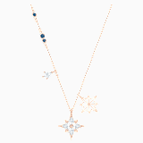 White, rose-gold tone plated