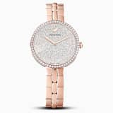 White, rose-gold tone PVD