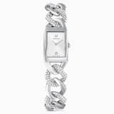 Silver tone, stainless steel