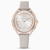 Gray, rose-gold tone PVD